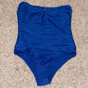 Textured fabric bodysuit
